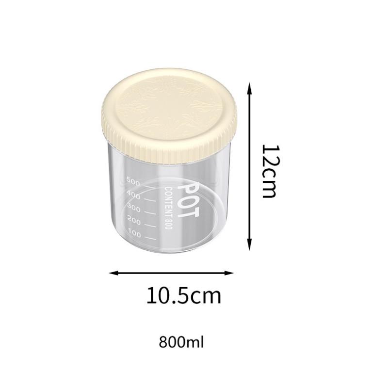 

Герметичный контейнер для кухонных зерен, прозрачный контейнер для хранения закусок, герметичная коробка-бочка для хранения злаков и зерен, устойчивая к влаге