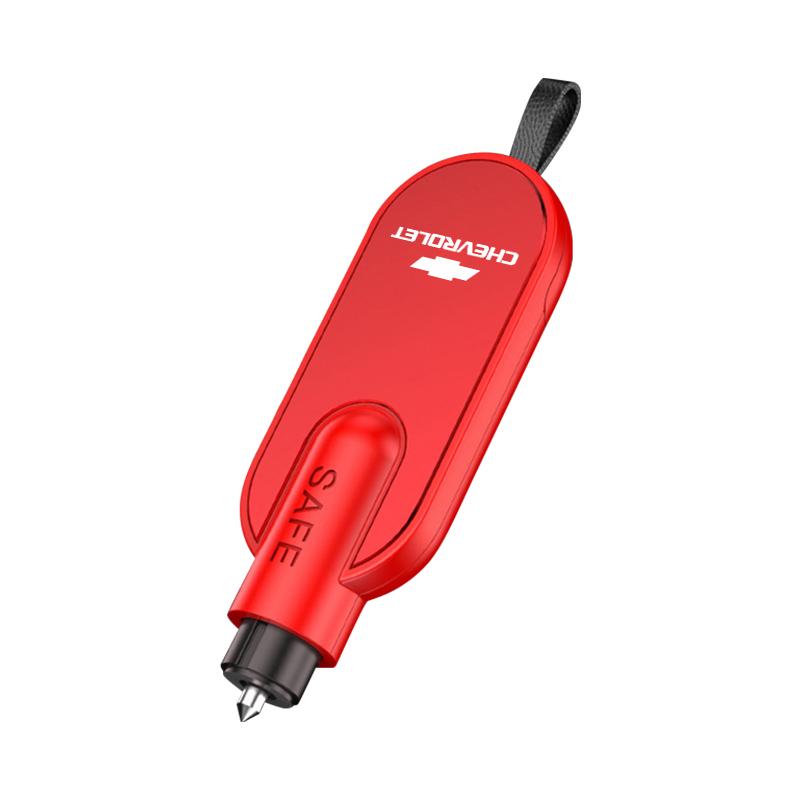 

Car Safety Rescue Hammer Emergency Escape Tool For Chevrolet Cruze Sonic Silverado Trax Camaro Captiva Equinox Trailblazer Bolt красный
