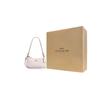 Coach Teri 20 Gold Logo Zip Closure Pebble Leather Crossbody Shoulder Bag Small Women bags White CW309-IMCHK