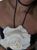 Süß Sexy Blume Trägerloses Bandeau Bikini Damen Y2k Ästhetisch Elegant Badeanzug Zweiteiler Schick Kawaii Vintage Badeanzug