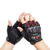 Scoyco MC29D Half-Finger Motorcycle Gloves Summer Riding Breathable Knit Protective Gear In Red Blue Black Green M L XL