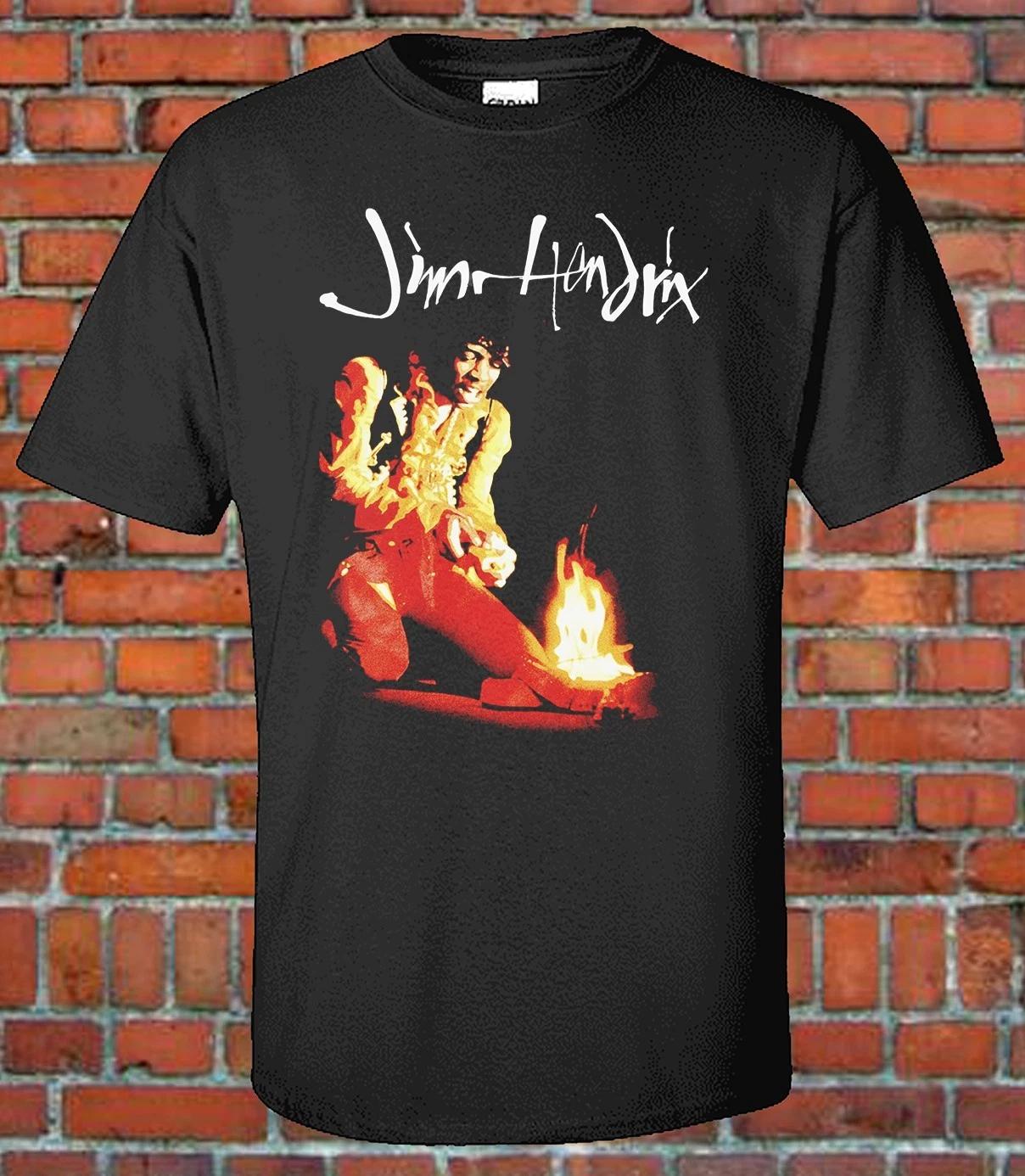 

Vintage Style T-Shirt Retro Reproduction Jimi H Rock Music Legend Bootleg Tee S