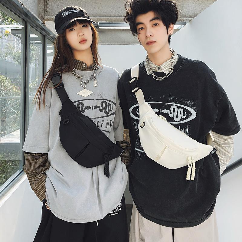 Fanny Pack Trendy Breast Bag Women's 2025 New Shoulder Bag Lightweight Sports Bag Backpack Casual Personality Versatile Messenger Bag