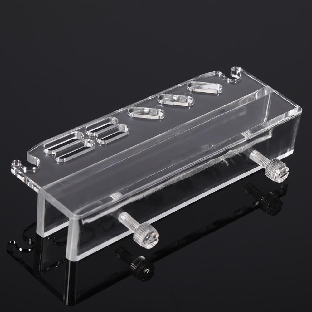 Multicompartments Design Aquarium Tool Holder Acrylic Scraper Spatula Storage Rack Tool Storage
