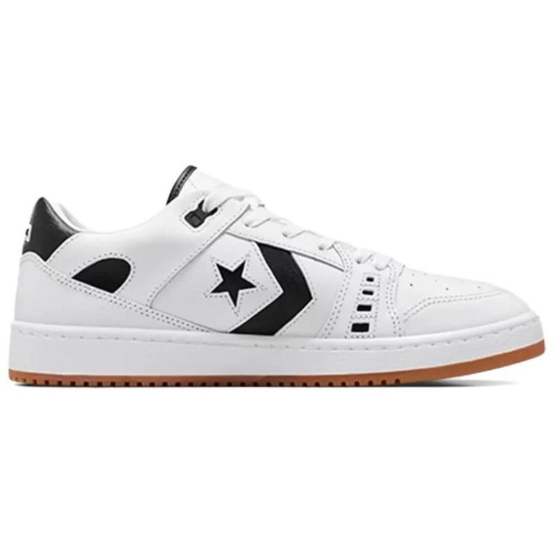 Converse AS-1 Pro Comfortable Non-Slip Shock Abrasion Resistant Low-Top Board Shoes Unisex White & Black