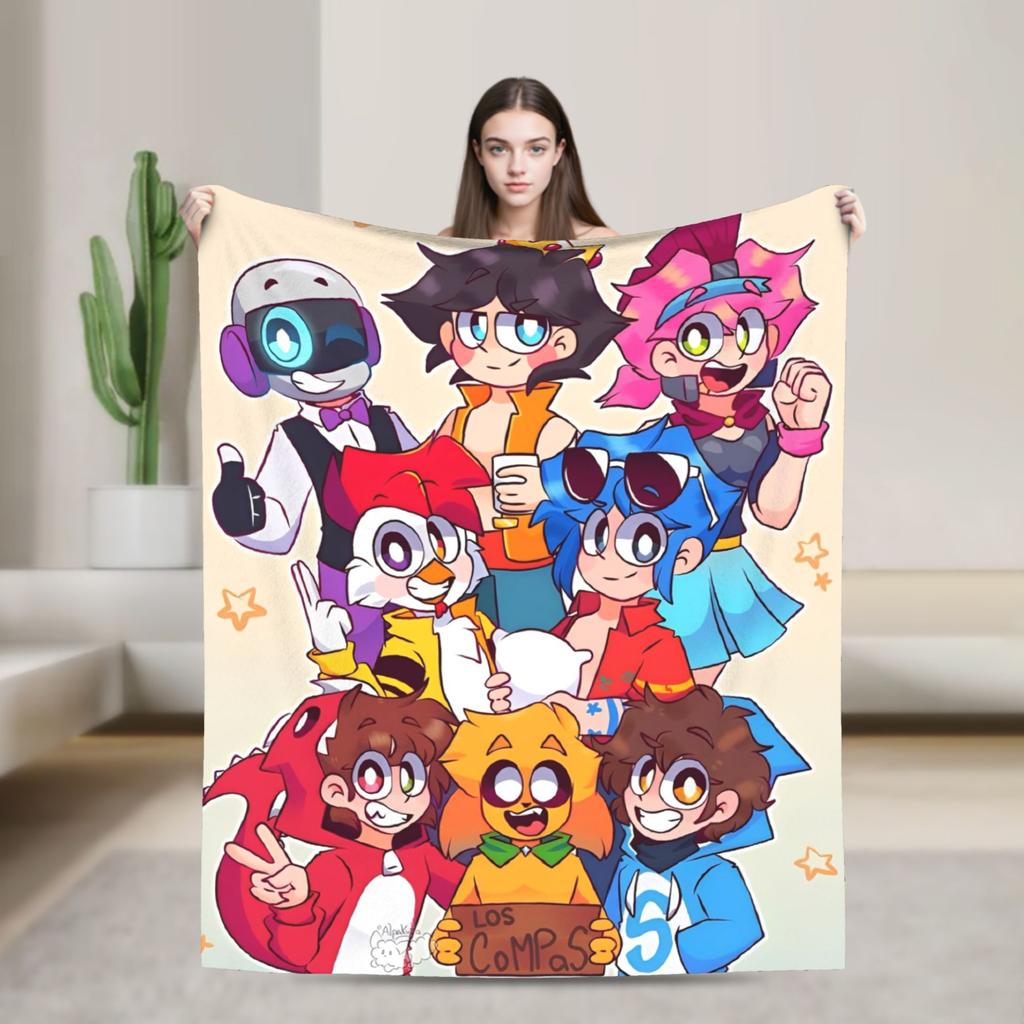 Weiche warme Decke Picknick Mikecracked Mikes Überwurfdecke Flanell Tagesdecke Für Draußen Bequeme Sofa-Bettdecke