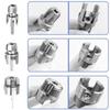Electric Drill Compatible PVC Pipe Threader PVC Thread Maker Tool for Electric Drill, 1/2" 3/4" Plastic Pipe Threader
