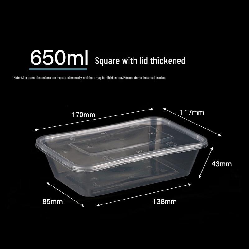 Disposable Plastic Lunch Box