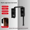 Anti-Theft 90 Degree Gate Latch Lock Stainless Steel Durable Safety Door Latch for Balcony Fence Home Security