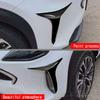 For Toyota Yaris Cross    Car Front Fog Lights Lamp Strips Trim Cover Sticker Car Styling Bright Black
