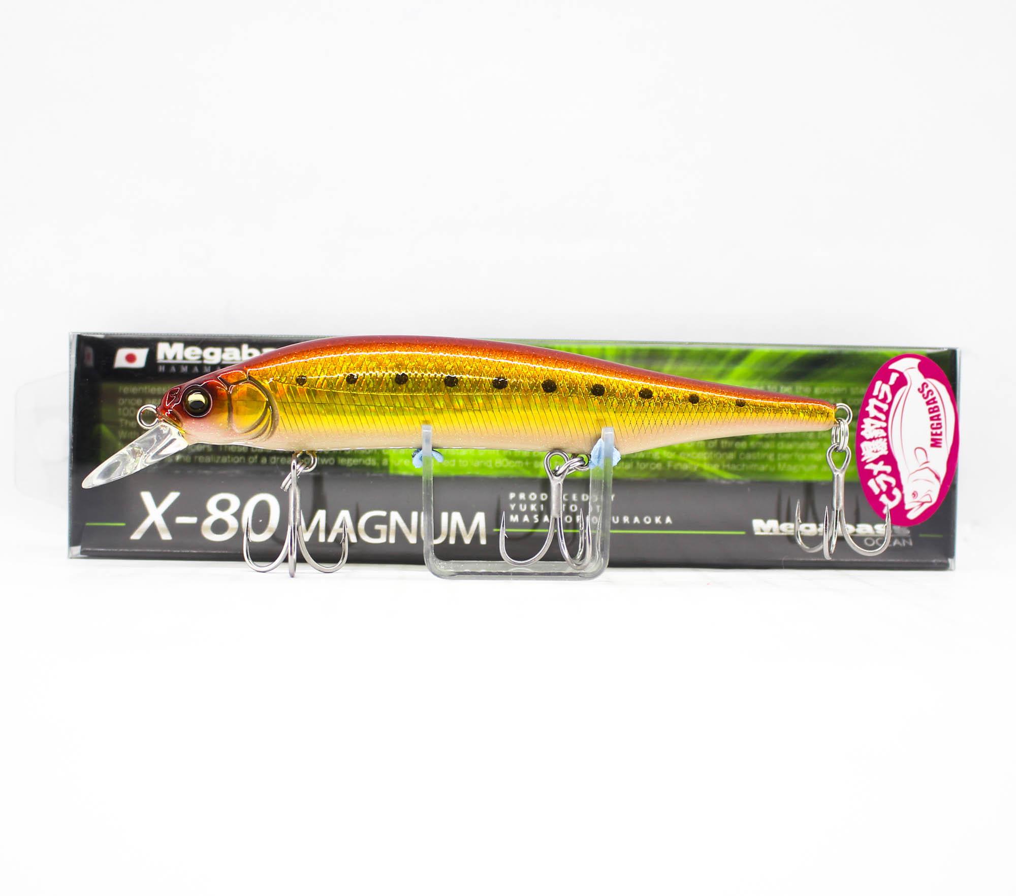 Тонущая приманка Megabass X-80 Magnum GLX Akakin Iwashi II (4589)