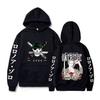 2026 Horká mikina s potiskem anime One Piece Zoro Y2K Pánská Dámská Ležérní Gotická Bavlna Oversized Mikina Trendy Streetwear pro Každodenní Vzhled
