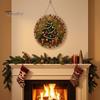 Handgemaakte Feestelijke Huisdecoratie Kerst Kunst met Nep Parels Hangend Ornament Kit, DIY 3D Kralen Sprankelende Acryl Edelsteen Kunst Ambacht, Bord voor Raam, Deur,