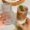 250ml/360ml Goblet Coffee Mug Cocktail Glass Restaurant Juice Cold Drink Cups Simple Mojito Soda Cups Ins Style Long Drink Cup
