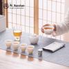 Nanshan Wuzheng Chinese Ice Jade Porcelain Kung Fu Tea Set