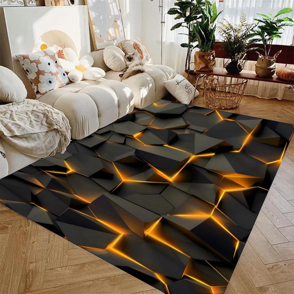 3D Vizualinės Geometrijos Meno Kilimas Minkštas Flanelinis Kilimas Plaunamas Ir Neslystantis Personalizuotos Dovanos Gimtadienio Dovanos Namų Dekoras Kilimai