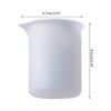 150ml Resin Cup Non-Stick Silicone Cup Silicone Measuring Cup Reusable Mixing Cup with Precise Scale for DIY Jewelry