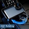 Car Cup Holder Expander Multi-Function Drink Holder with Food Table 360-Degree Adjustable Base Tray for Snack