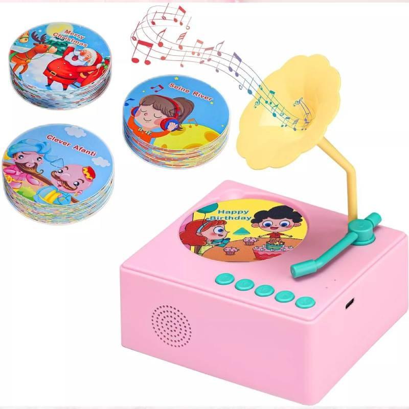 Gramophone Educational Kids Music Player Interactive Learning Toy With Cards 96