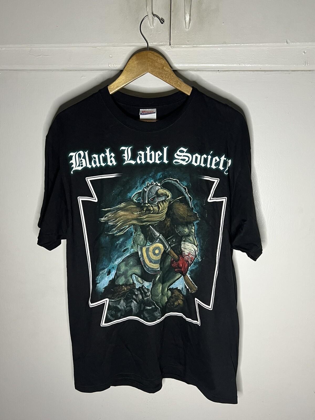 Vintage Black Label Society sdmf shirt large Warrior Metal Band Tee S