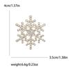 Rhinestone Snowflake Brooches for Women Unisex Christmas Pins Multi-color Available Fashion Jewellery Accessories Gifts