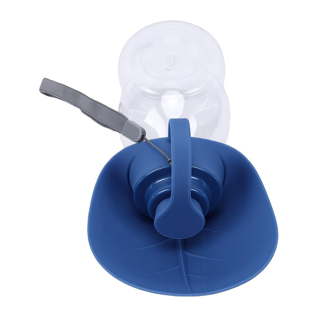 Foldable Dog Water Bottle 300ml Leakproof Portable Silicone Pet Water Dispenser for Travel Camping