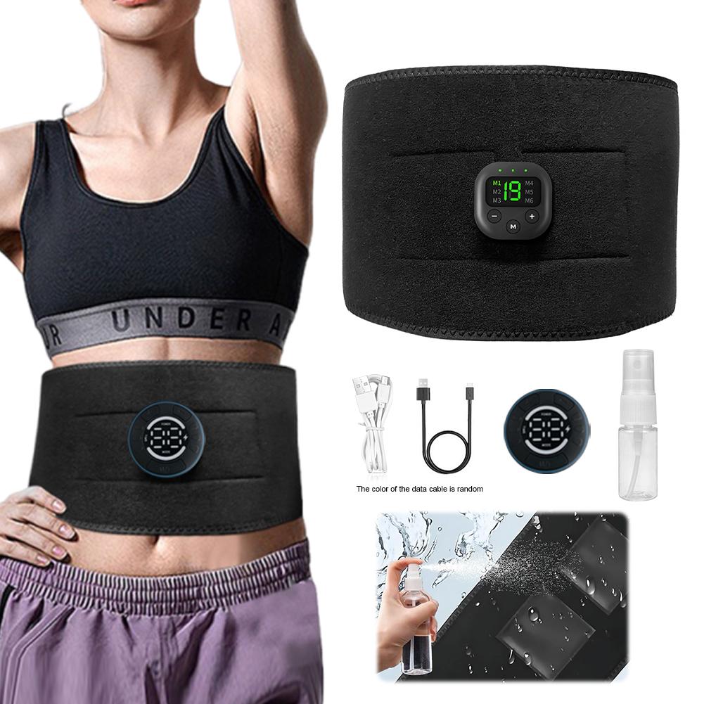 Bauchmuskelstimulator Fitness Krafttraining Trainingsgerät Elektronischer Muskelstimulator Abdominaler Straffungsgürtel für Männer & Frauen