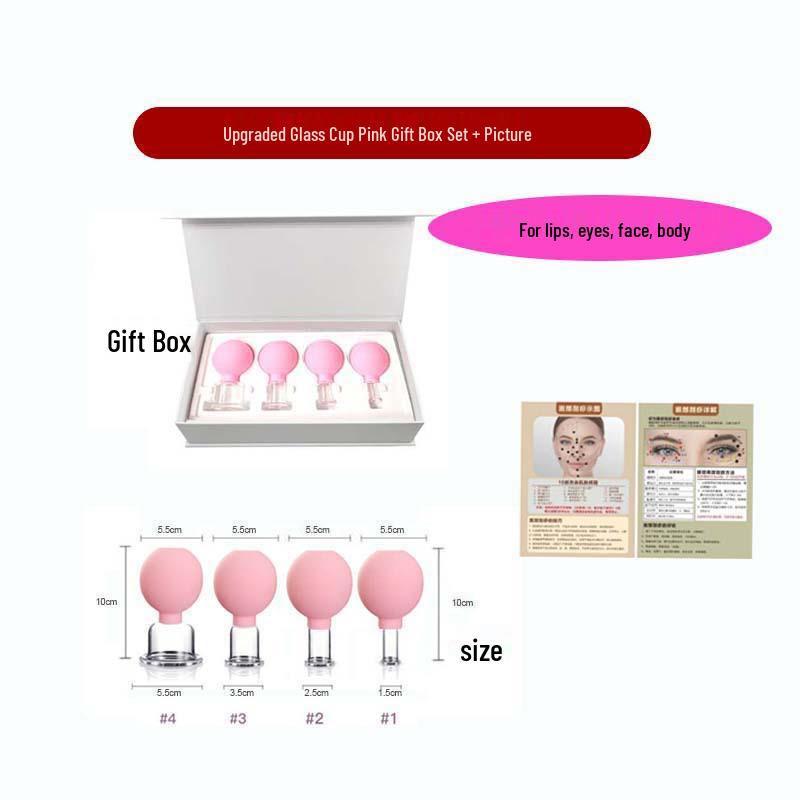 Facial Gua Sha Cupping Massage Device - Convenient PVC Sphere Vacuum Beauty Cup