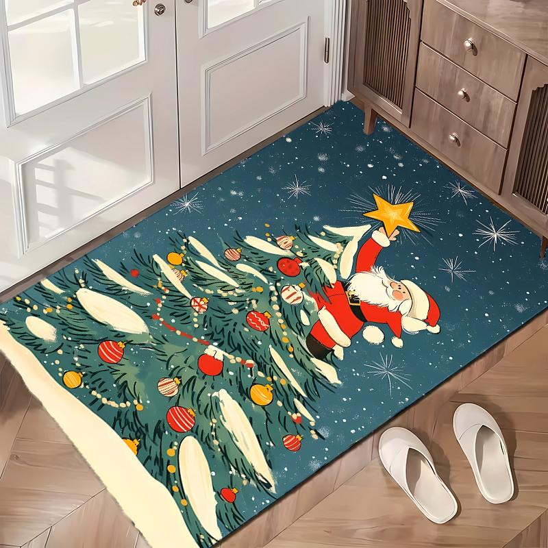 Jolly Santa Claus  (5) Office carpets suitable for living rooms bedrooms offices and kitchens a gift for modern home decor