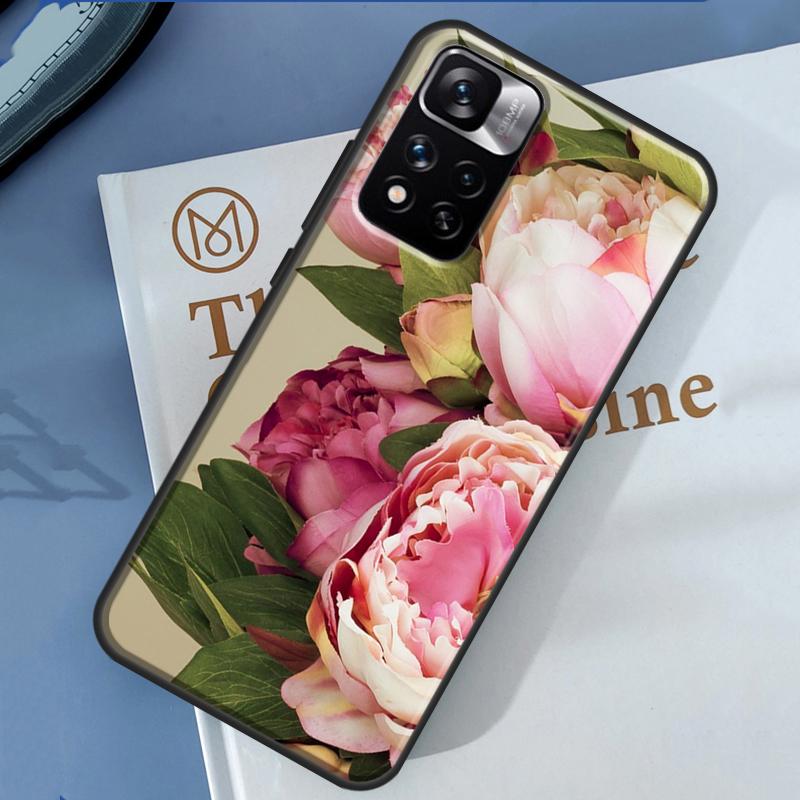 

Peonies Beautiful Flower Case For Xiaomi Redmi 14C 13C 10C 12C Redmi Note 13 14 Pro 12 11 9 10 9S 10S 11S 12S Cover Redmi Note 14 5G