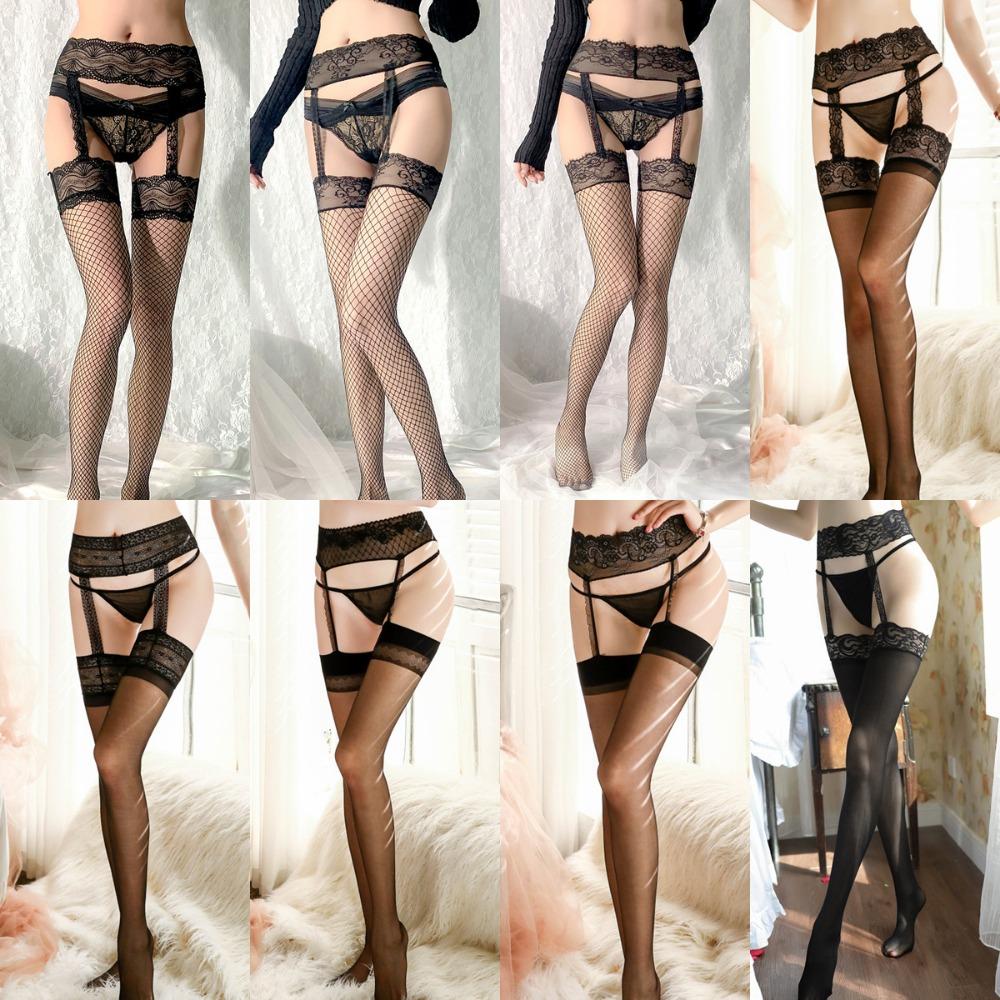 Sex Stockings Sexy Lace Suspenders Integrated Socks Underwear Black Silk White Stockings Hot Free Pantyhose Stockings Stockings