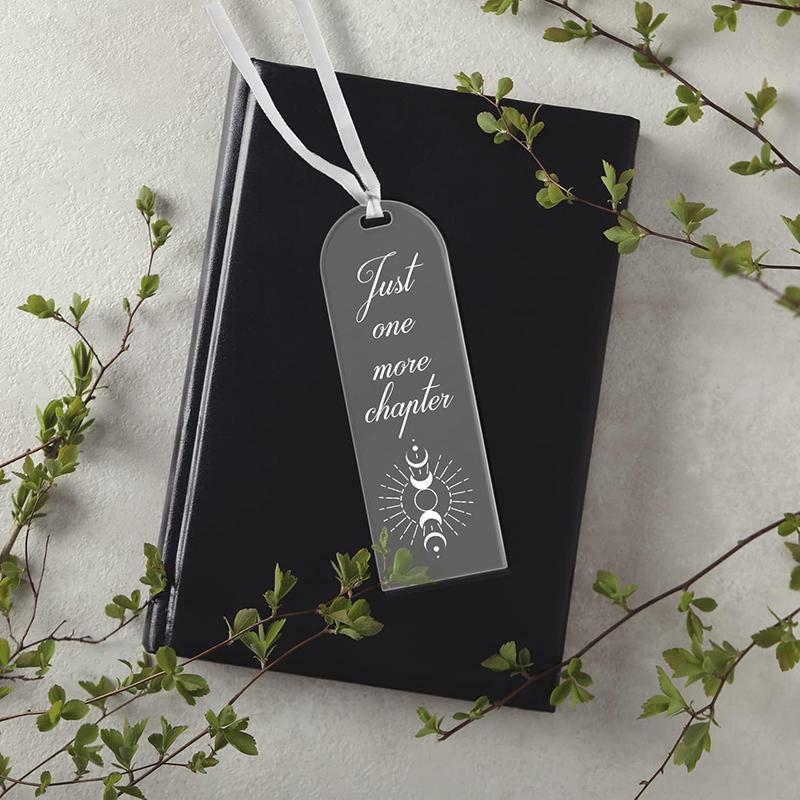 10 Stück Transparente Leere Acryl Lesezeichen Anhänger DIY Geschenk Geschenk Gepäckanhänger Personalisiert Kreative Buchplatte