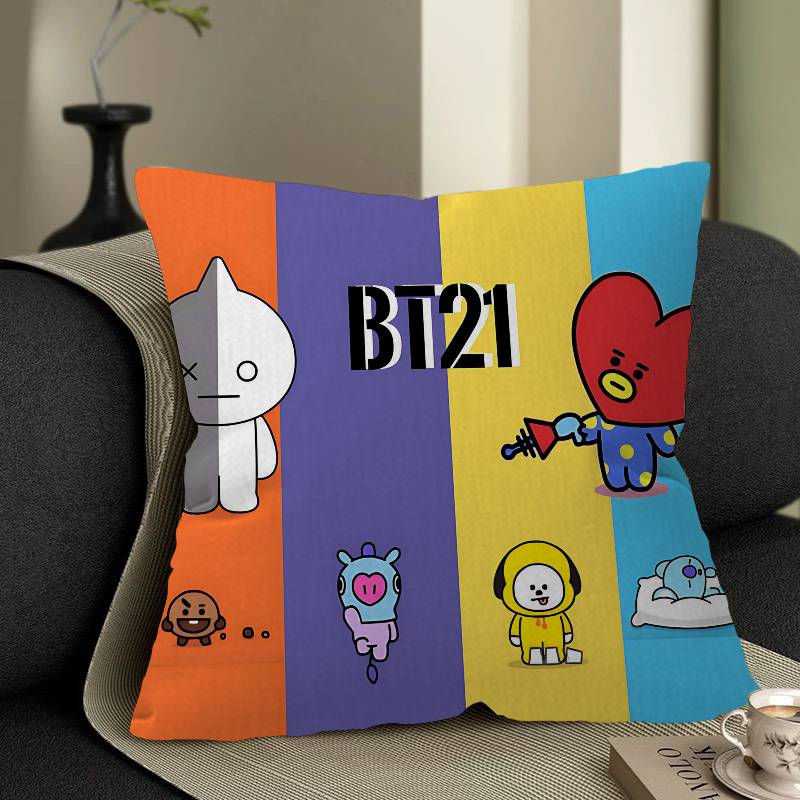 Bt-And-21 Anime Cartoon Pillow Anime Pillow Sofa Bed Head Pillow Cover Cushion Cover 45X45 Cm Fashion