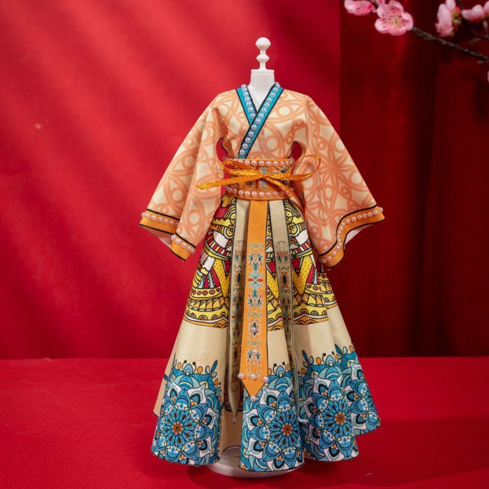 Skirt Princess Toy Outfit Dress Doll's Dress Material Doll's Hanfu Clothes DIY Kit  DIY Toys