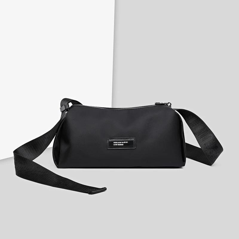 Oxford cloth canvas bag women's new light leisure sports shoulder bag diagonal span breast bag women's bag small bag