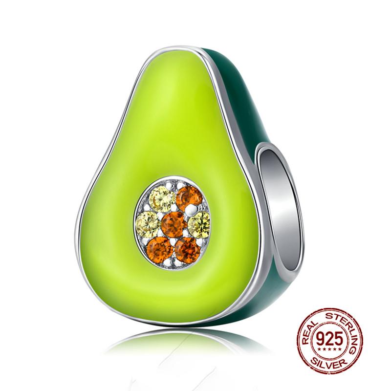 WOSTU Real 925 Silver Heart Beads Flower Retro Pattern Charms Pendant Fit Original DIY Bracelet Necklace Silver Jewelry