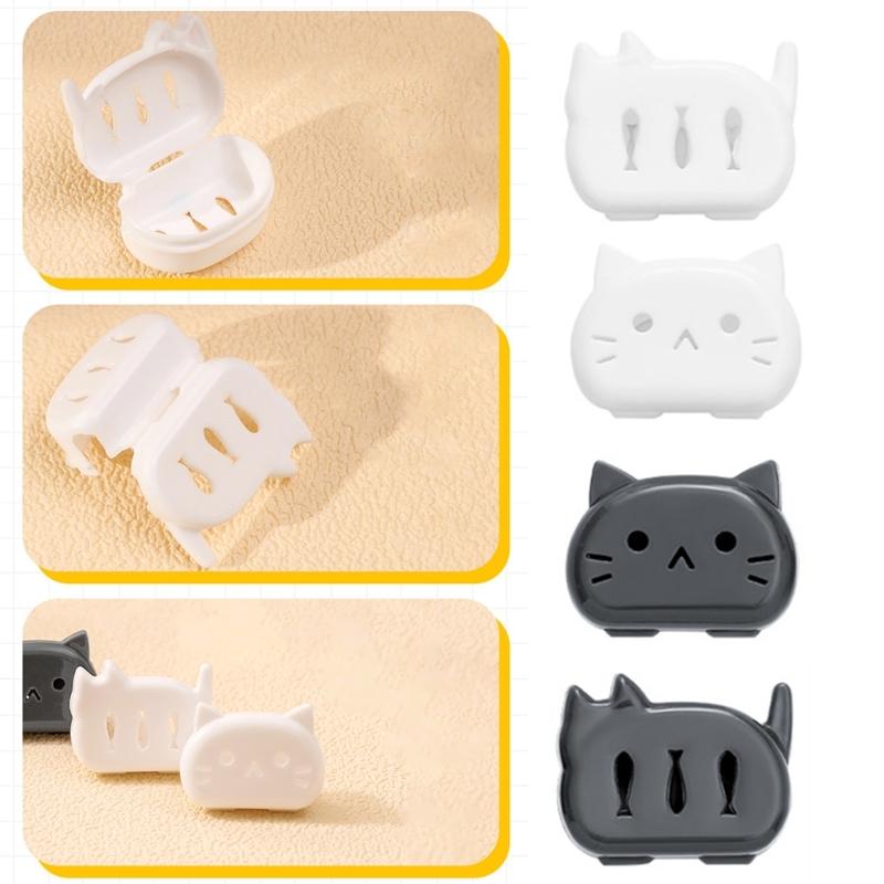 Adorable Kitten Shaped Toothbrush Protector Hygienic Travel Essential For Adults Kids
