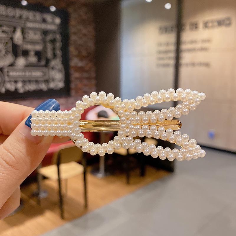 Korean Minimalist Pearl Hair Clip for Girls: Elegant Y2K Style