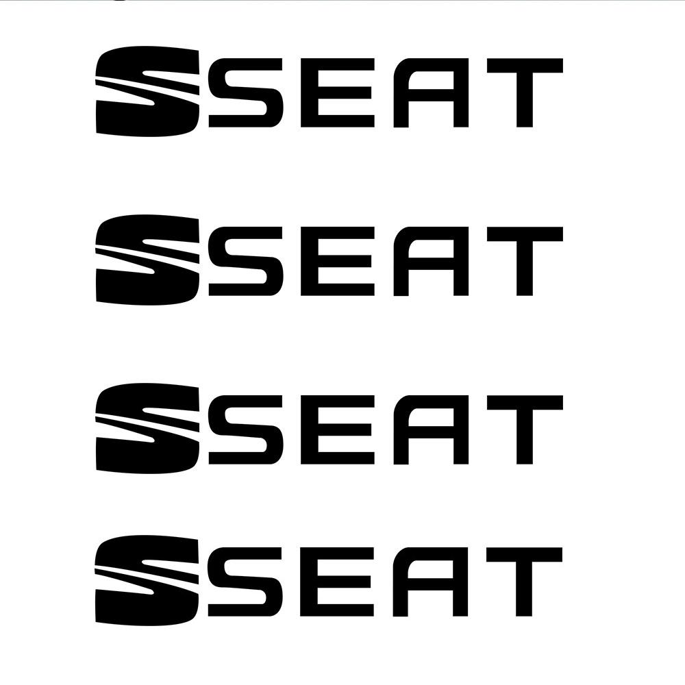 NBNY6 4Pcs PVC Car Side Body Fuel Tank Cap Trunk Emblem Sticker Accessories For Seat Cupra Leon Mk1 Mk2 Mk3 lbiza 6f FR Ateca Cordoba
