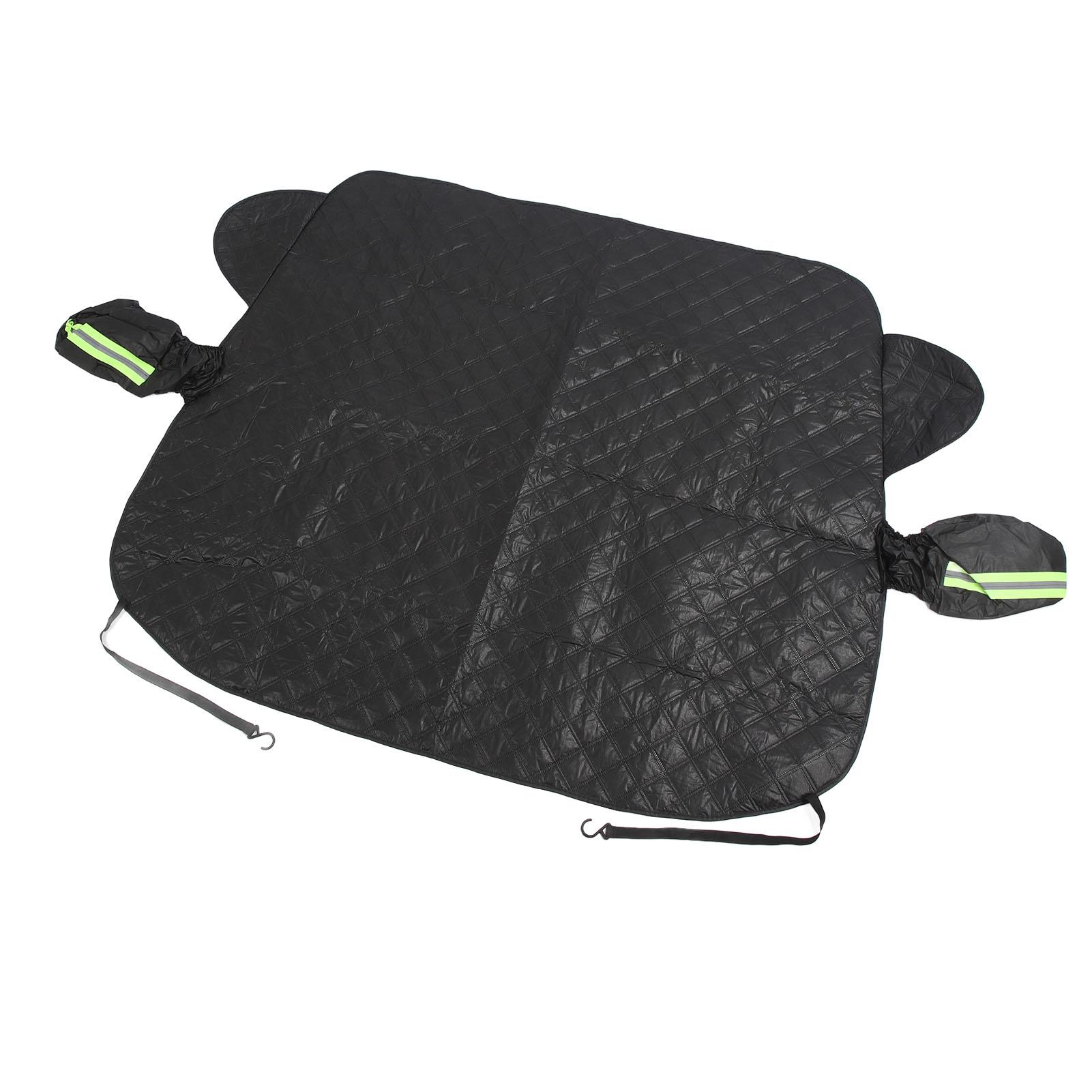 

Чехол на лобовое стекло автомобиля от льда и снега, черный, износостойкий, пыленепроницаемый, защитный чехол для лобового стекла от снега с