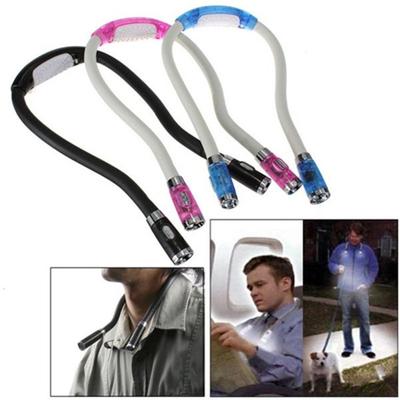 Hängendes Leselicht zum Umhängen, Nackenlicht, freihändig, flexibel, leicht, bequem zu tragen, wiederaufladbar, 3 Modi, Leselichter, Reparatur-Stricklicht