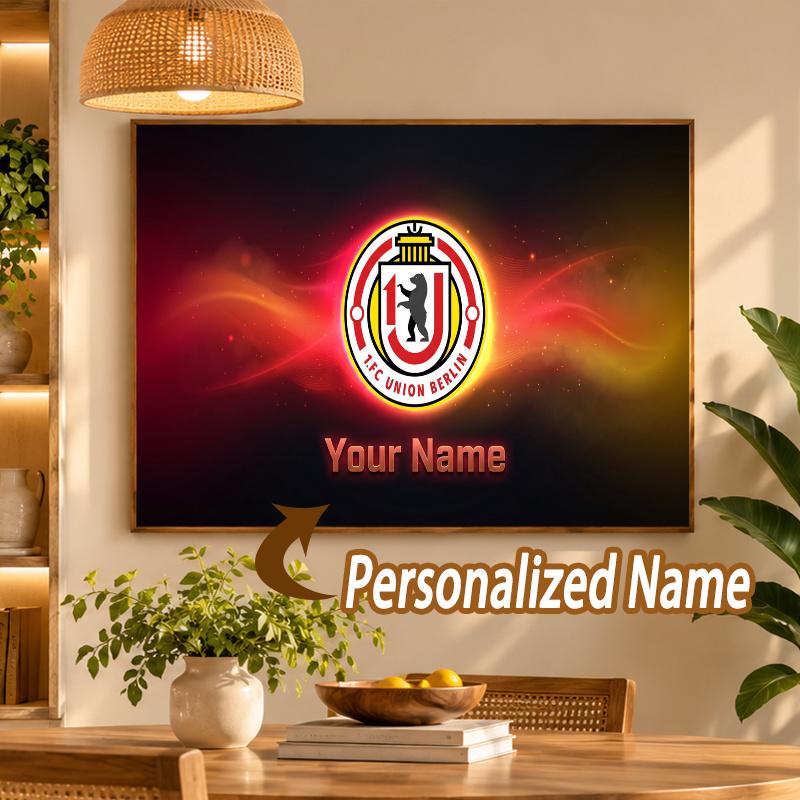 Custom Name Union Berlin 5D Diamond Painting Personalized Full Drill Diamond Art Kit Gift