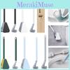 Golf-inspired Toilet Cleaning Brush Soft Plastic Extended Reach Effortless Toilet Cleaning