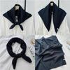 Solid Color Knitted Triangular Scarf Soft Multi-Functional Headscarf Coldproof Windproof Neck Warmer Autumn And Winter