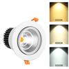 New LED Downlights Angle Adjustable COB Ceiling Lamp Spot Lights 3W 5W 7w 9w 12w 15w18w Rotating AC85-240VDimmable Recessed
