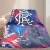 [1 Stk. Rangers FC Decke] Ganzjahresdecke - Gemütliche Decke für Sofa Couch Heimdekoration, Digital bedruckte Nickerchen-Decke