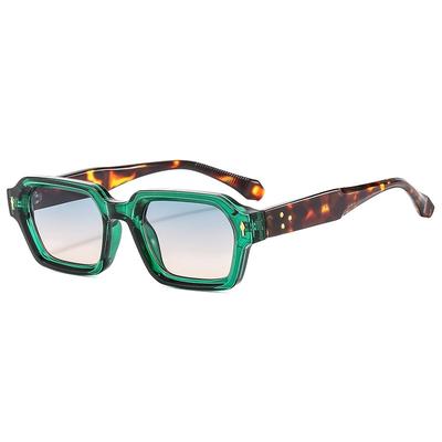 Gafas de Sol Cuadradas Pequeñas Retro para Mujer Hombre UV400 Lujo Moda Gafas Remaches Gafas de Sol Marca Oculus Femeninas Gafas