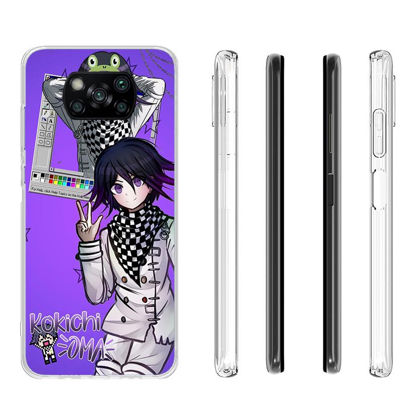Danganronpa Kokichi Ouma Phone Case For Xiaomi Poco X7 X6 X5 Pro F7 Ultra Redmi 15C 15 13C 13 12C 12 10 10A 10C 9 9A 9C 9T Cover