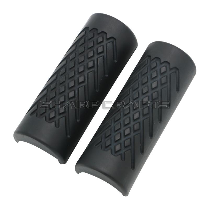 Motorcycle 32mm 1-1/4" Engine Guard Bar Rubber Pegs For Harley Softail Sportster Road King Touring Honda Yamaha Suzuki Kawasaki