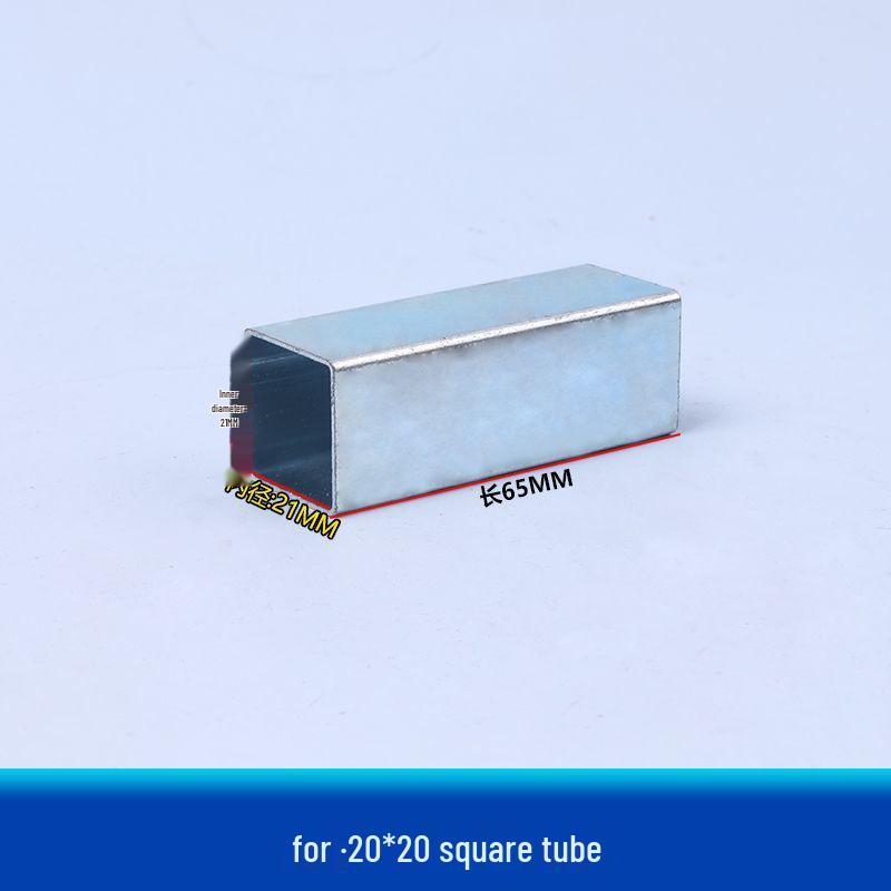 Galvanized Steel Wrought Iron Connector: Two/Three-Way Swivel Right Angle for Square Tubes.